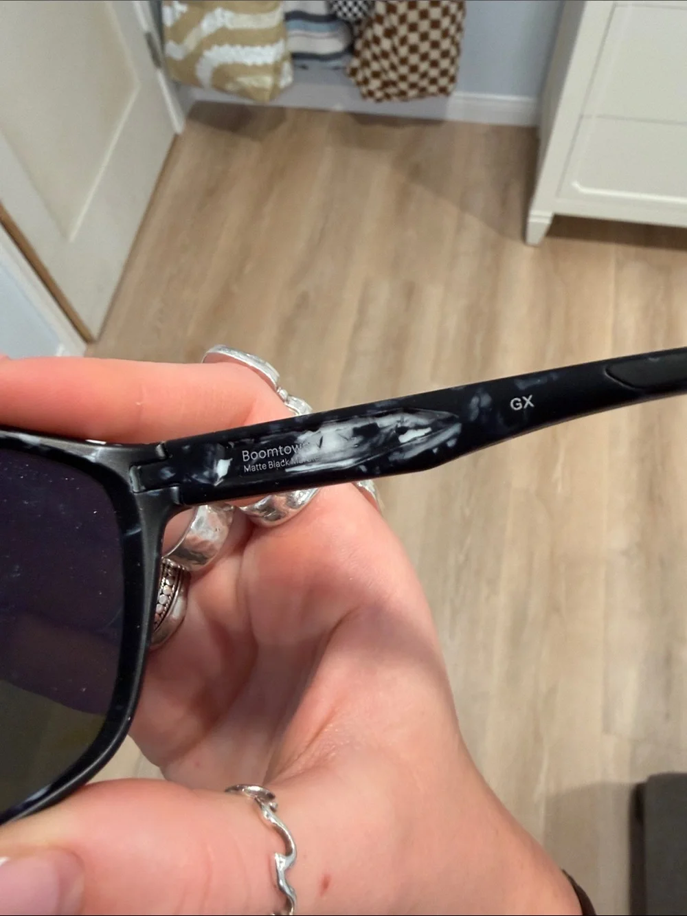 Men's Smith Boomtown Sunglasses with Purple Mirrored Lenses